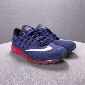 Nike Air Max 2016 Running Shoes 806772-502 Purple Pink Womens Size 10.5